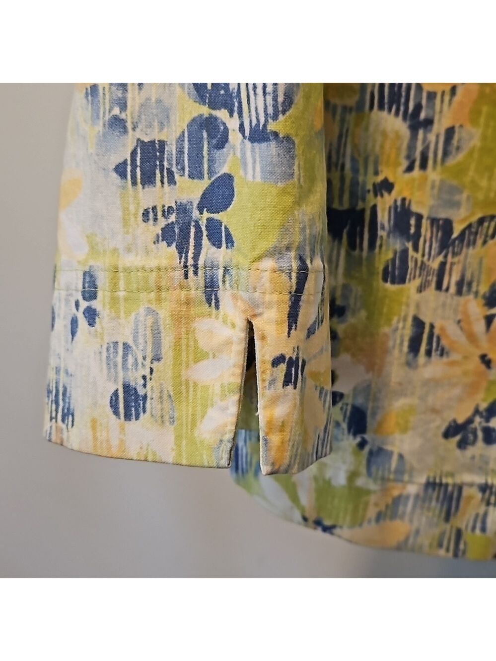 KORET CITY BLUES VINTAGE WOMEN'S MULTICOLOR FLORAL 3/4 SLEEVE JACKET SIZE L - Picture 7 of 9
